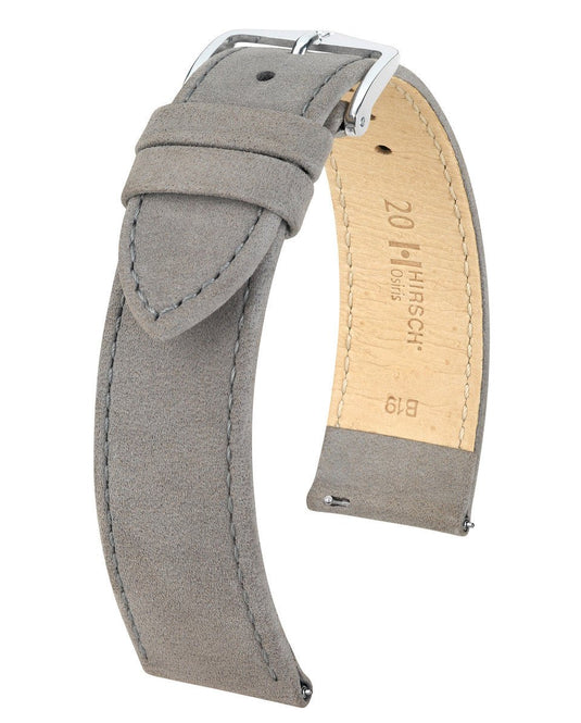Hirsch Nubuck - Texture Leather Osiris Watch Strap w/QR