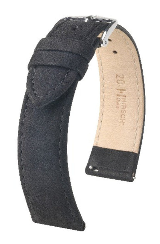Hirsch Nubuck - Texture Leather Osiris Watch Strap w/QR