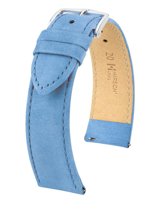Hirsch Nubuck - Texture Leather Osiris Watch Strap w/QR