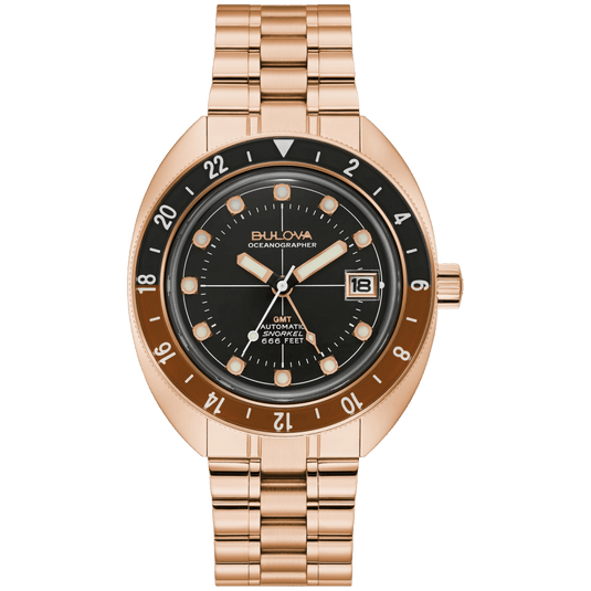 Bulova Oceanographer GMT "Root Beer" Automatic Watch