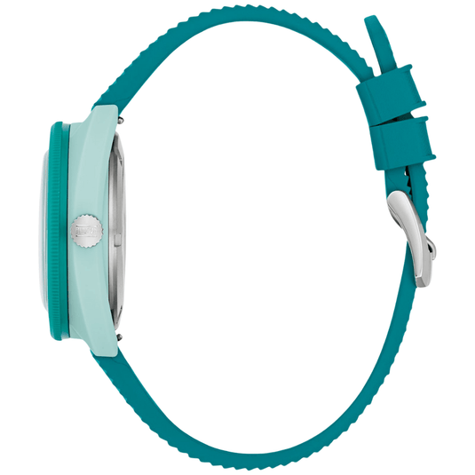 Bulova Snorkel "Sea Turtle" Brown Dial Grey & Teal Bezel Light Green Ceramic Case Quartz Watch