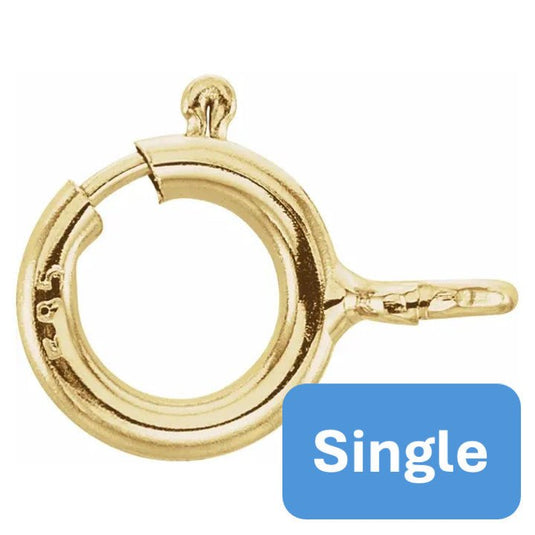 Stuller Spring Ring with Open Jump Ring