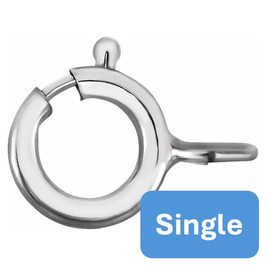 Stuller Spring Ring with Open Jump Ring