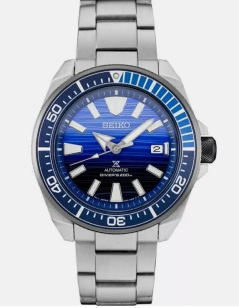 Seiko Seiko Prospex Special Edition Diver Automatic Watch Stainless Steel Case Blue Dial