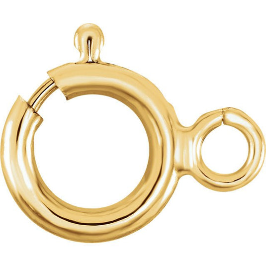 Stuller Spring Ring with Flat Jump Ring