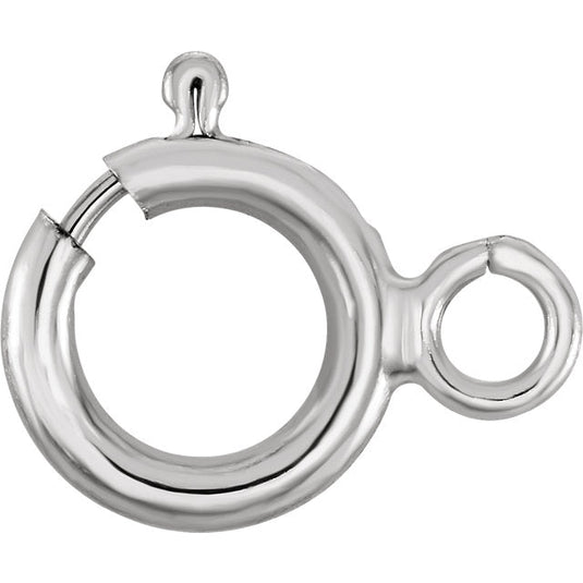 Stuller Spring Ring with Flat Jump Ring