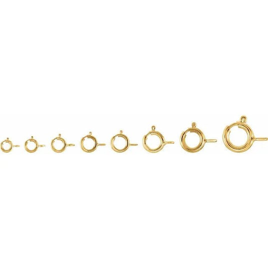 Stuller Spring Ring with Open Jump Ring